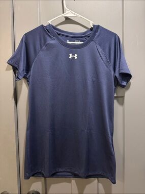 Under Armour Navy Blue Short Sleeve Athletic Tee